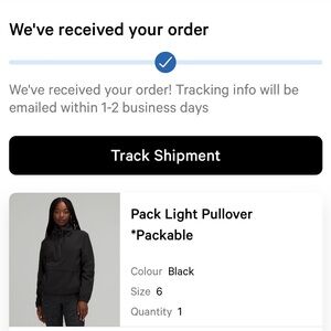 Lululemon Pack Light pullover